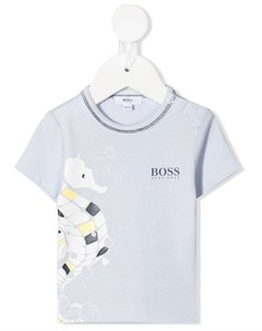 Футболка с короткими рукавами и логотипом Boss kidswear