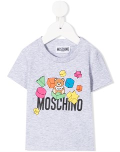 Футболка с логотипом Moschino kids