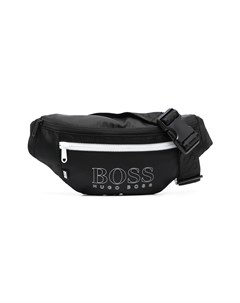 Поясная сумка с контрастной молнией и логотипом Boss kidswear