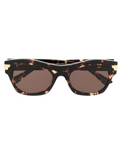 Солнцезащитные очки в D образной оправе Bottega veneta eyewear