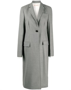 Длинное однобортное пальто Marni