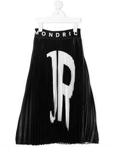 Плиссированная юбка с логотипом John richmond junior