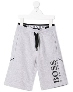 Спортивные шорты с кулиской и логотипом Boss kidswear
