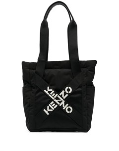 Дутая сумка тоут с логотипом Kenzo