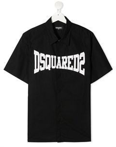 Рубашка поло с логотипом Dsquared2 kids
