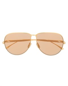 Солнцезащитные очки авиаторы Baguette Fendi eyewear