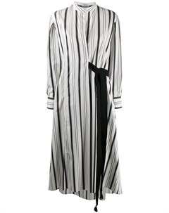 Полосатое платье рубашка длины макси Brunello cucinelli