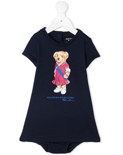 Платье футболка с принтом Teddy Bear Ralph lauren kids