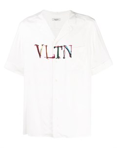 Рубашка с короткими рукавами и логотипом Valentino