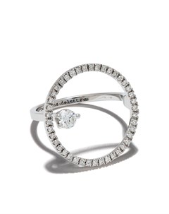 Золотое кольцо Bubble с бриллиантами Delfina delettrez
