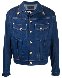 Укороченная джинсовая куртка Versace jeans couture