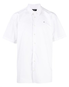 Рубашка с короткими рукавами и вышитым логотипом Raf simons