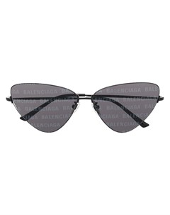Солнцезащитные очки Invisible в оправе кошачий глаз Balenciaga eyewear