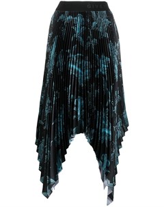 Плиссированная юбка с цветочным принтом Givenchy