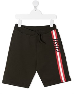 Спортивные шорты с контрастными полосками и логотипом Dsquared2 kids
