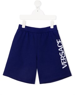 Спортивные шорты с вышитым логотипом Versace kids