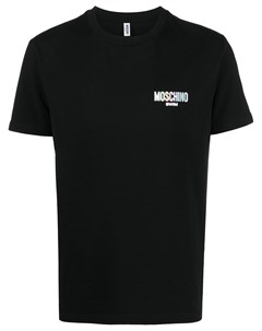 Пляжная футболка с логотипом Moschino