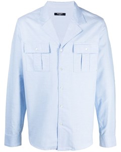 Рубашка с накладными карманами Balmain