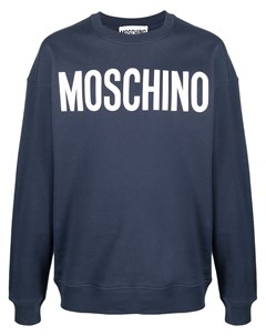Толстовка оверсайз с логотипом Moschino