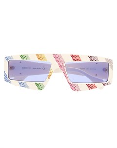 Солнцезащитные очки со стразами Gucci eyewear