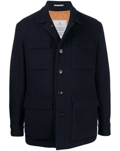 Однобортная куртка с карманами Brunello cucinelli