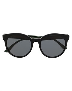 Солнцезащитные очки в круглой оправе с отделкой Web Gucci eyewear