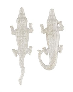 Маленькие серьги в форме крокодила Natia x lako