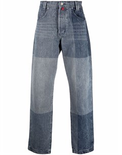 Прямые джинсы в стиле колор блок 032c