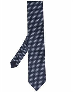 Шелковый галстук с геометричной вышивкой Corneliani