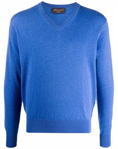 Кашемировый свитер с V образным вырезом Doriani cashmere