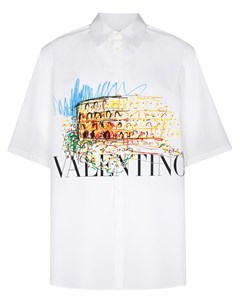 Рубашка с принтом Roman Sketches Valentino
