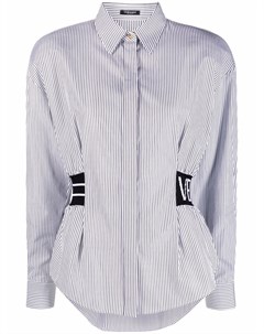 Полосатая рубашка с логотипом Versace
