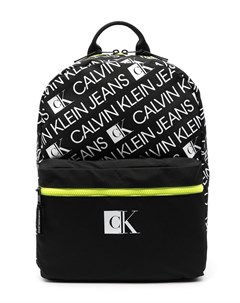 Рюкзак на молнии с логотипом Calvin klein kids