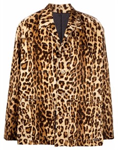 Куртка рубашка с леопардовым принтом Mastermind world