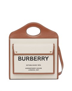 Двухцветная сумка Pocket среднего размера Burberry