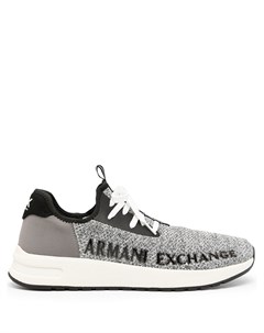 Кроссовки носки с логотипом Armani exchange