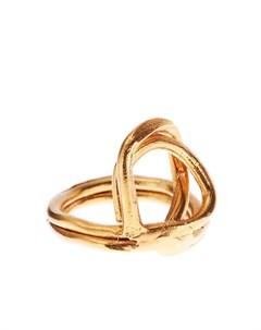 Позолоченное фактурное кольцо Lia Alighieri