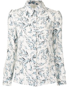 Рубашка Madeline floral print silk shirt с цветочным принтом Jane