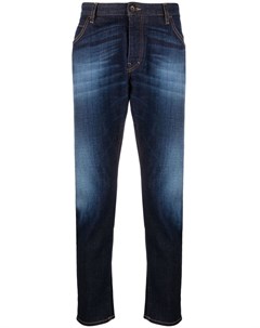 Узкие джинсы с эффектом потертости Emporio armani