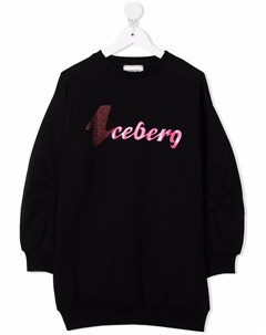 Платье свитер с логотипом Iceberg kids