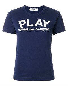 Футболка кроя слим с логотипом Comme des garçons play