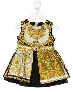 Платье с принтом Barocco Versace kids