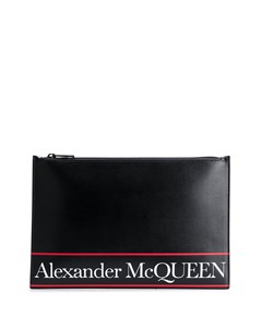 Клатч с логотипом Alexander mcqueen