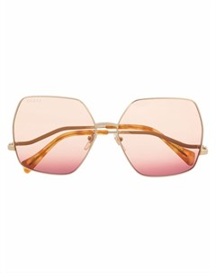 Солнцезащитные очки в восьмиугольной оправе Gucci eyewear