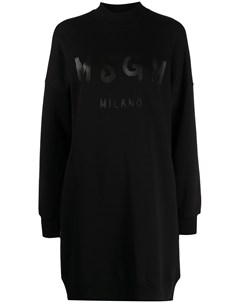 Платье свитер с логотипом Msgm