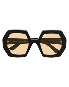 Солнцезащитные очки в шестиугольной оправе Gucci eyewear