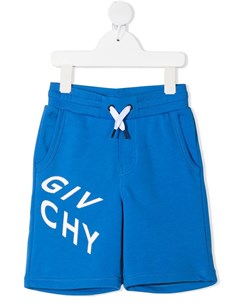 Спортивные шорты со светоотражающим логотипом Givenchy kids