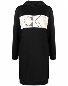 Платье худи с вышитым логотипом Calvin klein jeans