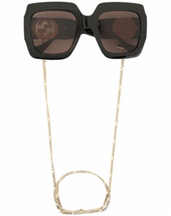 Солнцезащитные очки с цепочкой Gucci eyewear
