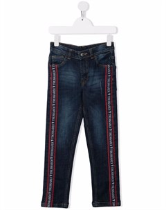 Прямые джинсы с логотипом Trussardi junior
